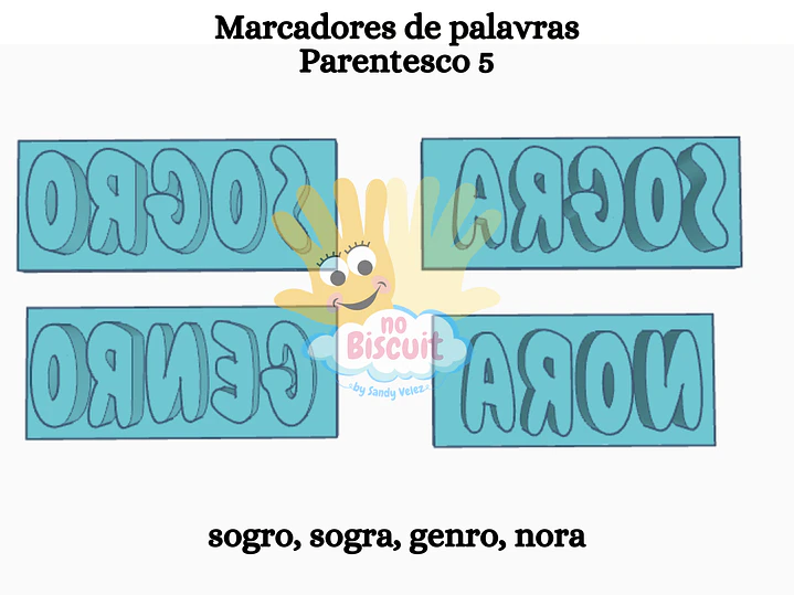 Marcador Palavras Parentesco 5 1