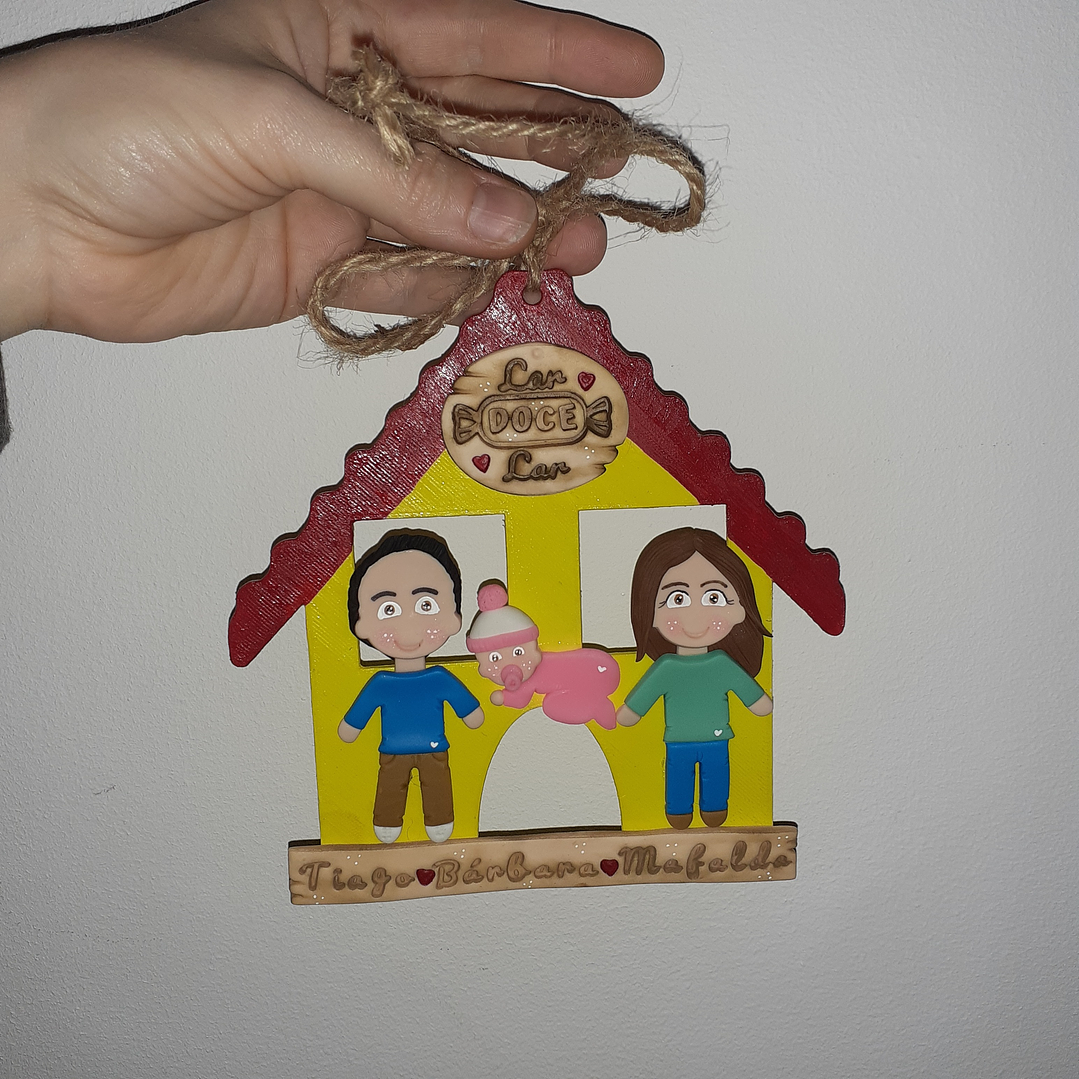 Casa 2D p/ pendurar 1