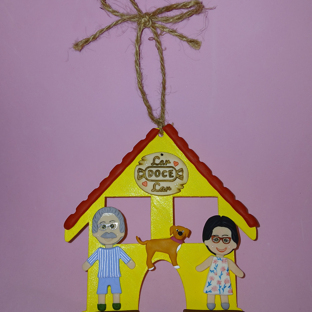 Casa 2D p/ pendurar 2