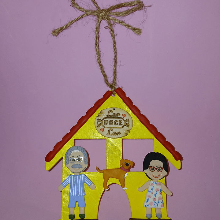 Casa 2D p/ pendurar 2