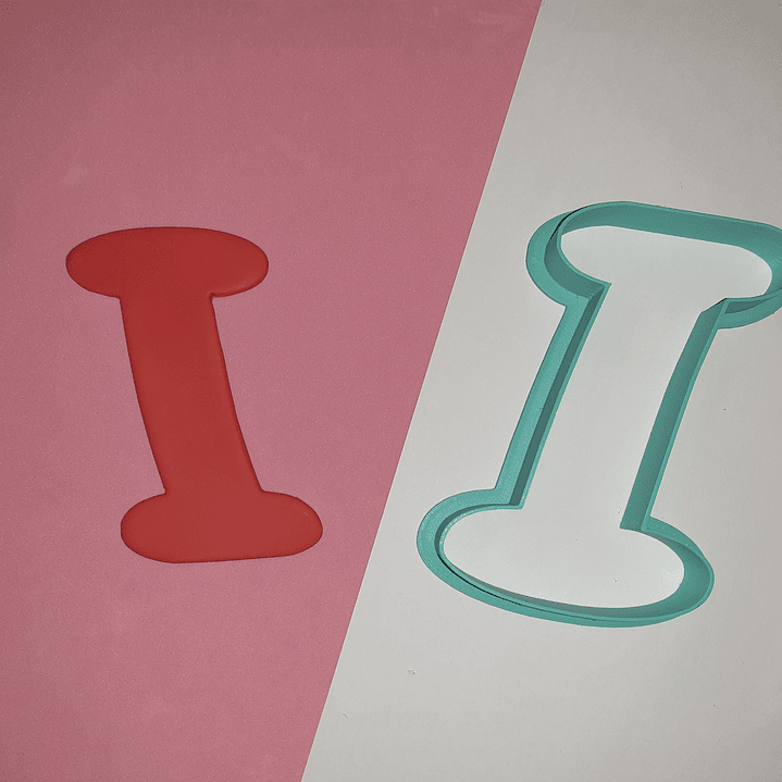 Cortador Moldura Coração I love U 3