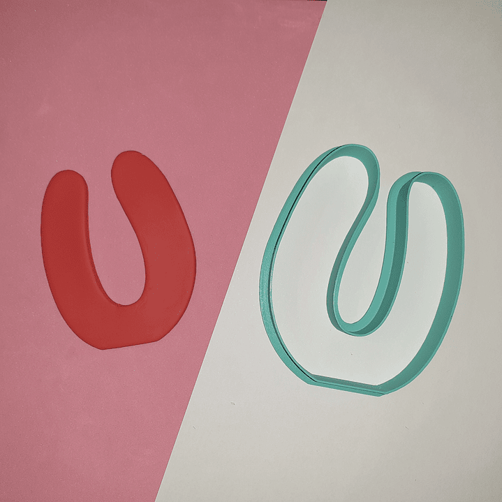 Cortador Moldura Coração I love U 4