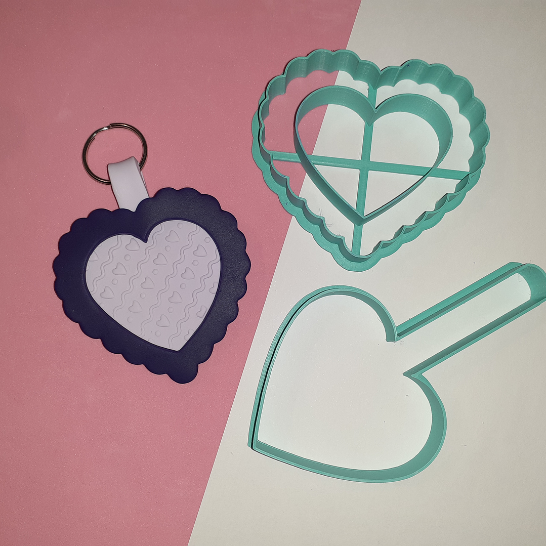 Cortador Porta-Chaves Coração 1