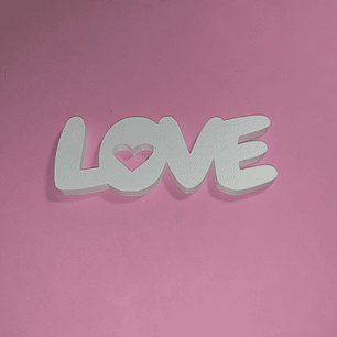 Palavra LOVE 2D p/ pendurar