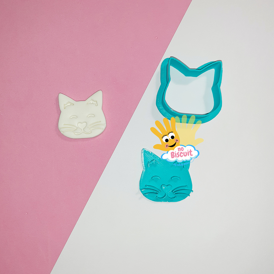 Cortador + Marcador Cabeça Gato 1