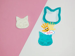 Cortador + Marcador Cabeça Gato