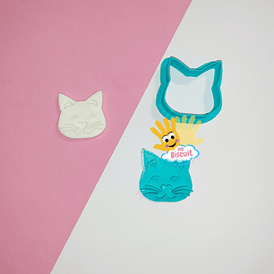 Cortador + Marcador Cabeça Gato