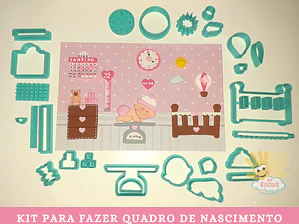 Kit Quadro de Nascimento