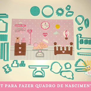Kit - Quadro de Nascimento
