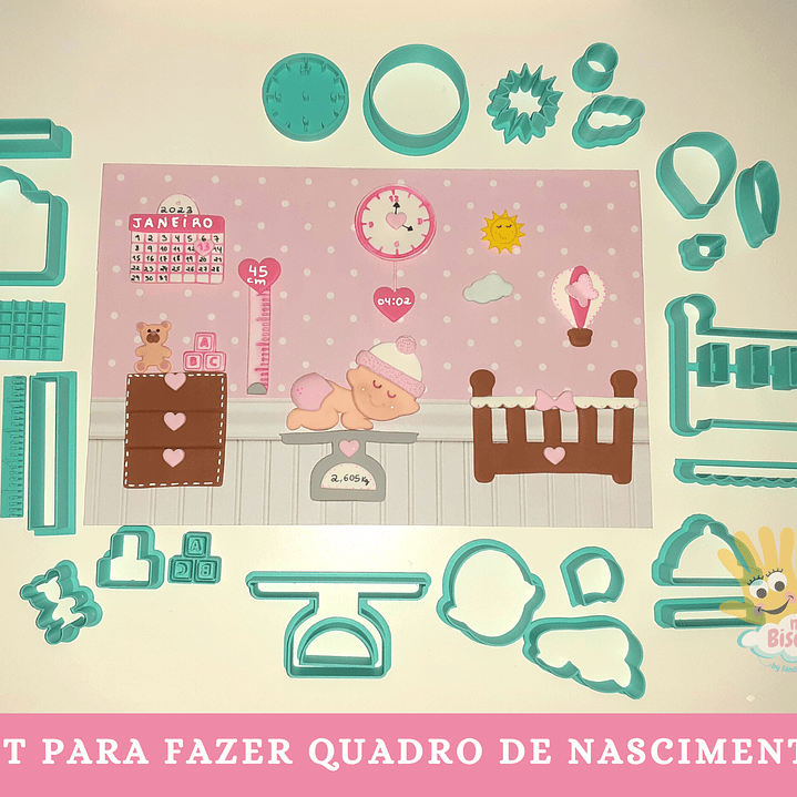 Kit - Quadro de Nascimento 1