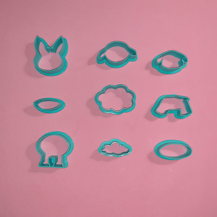 Cortadores Animais Présepio - burro, vaca e ovelha 1