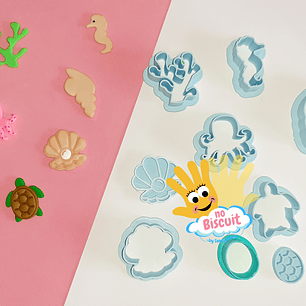 Cortadores Animais Fundo do Mar