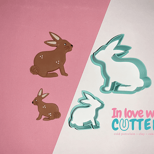 Cortadores Coelhos Sentados