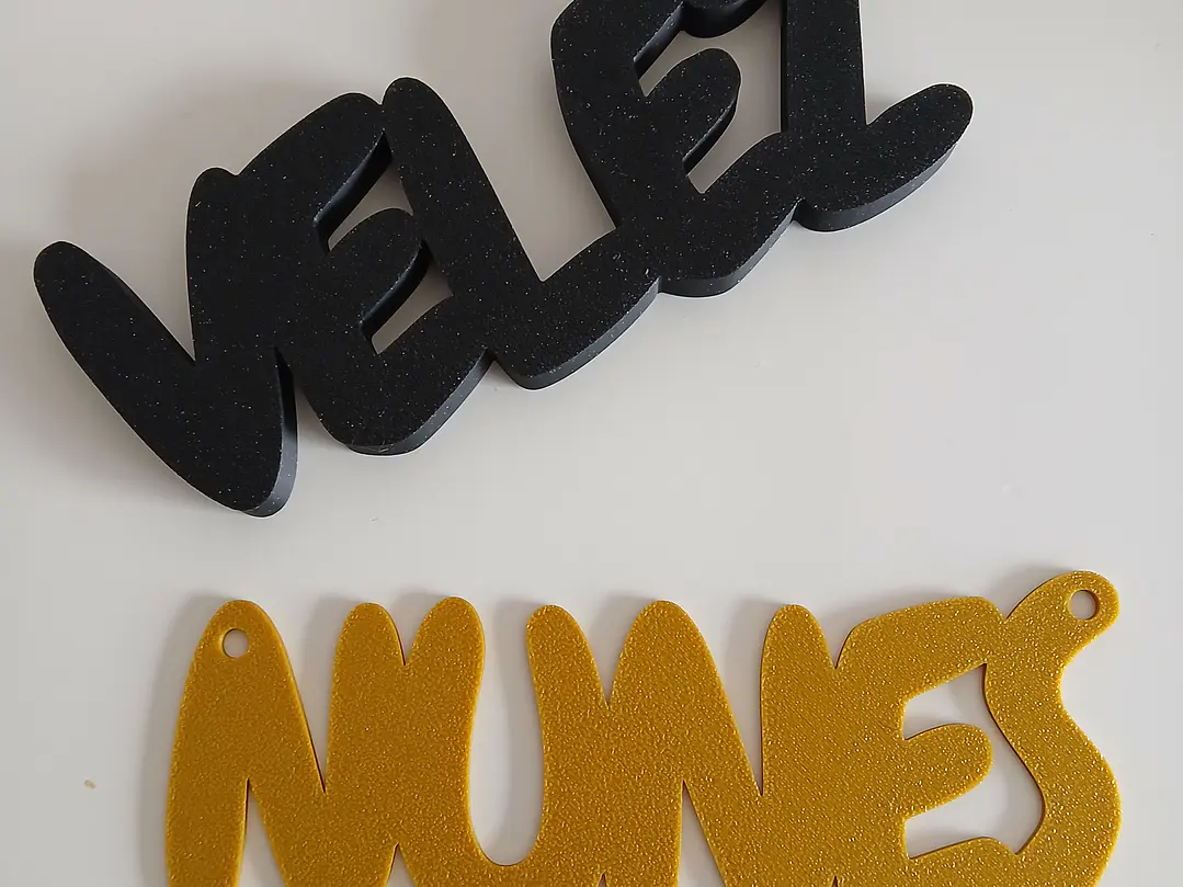 Palavra Personalizada 2D ou 3D 1