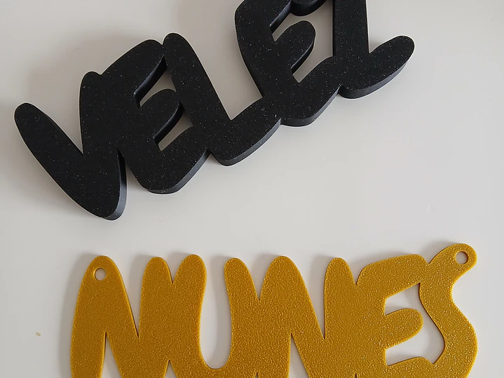 Palavra Personalizada 2D ou 3D 1