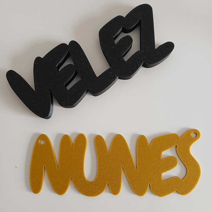 Palavra Personalizada 2D ou 3D 1