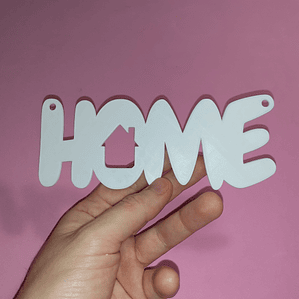 Palavra Home 2D ou 3D