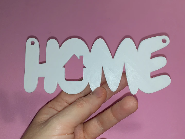 Palavra Home 2D ou 3D 1