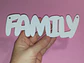 Palavra Family 2D ou 3D - Thumbnail 1