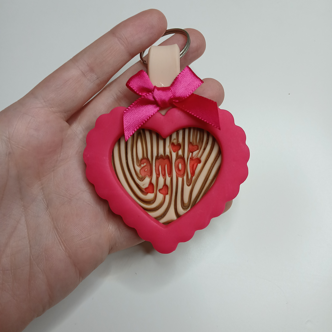 Cortador Porta-Chaves Coração 3