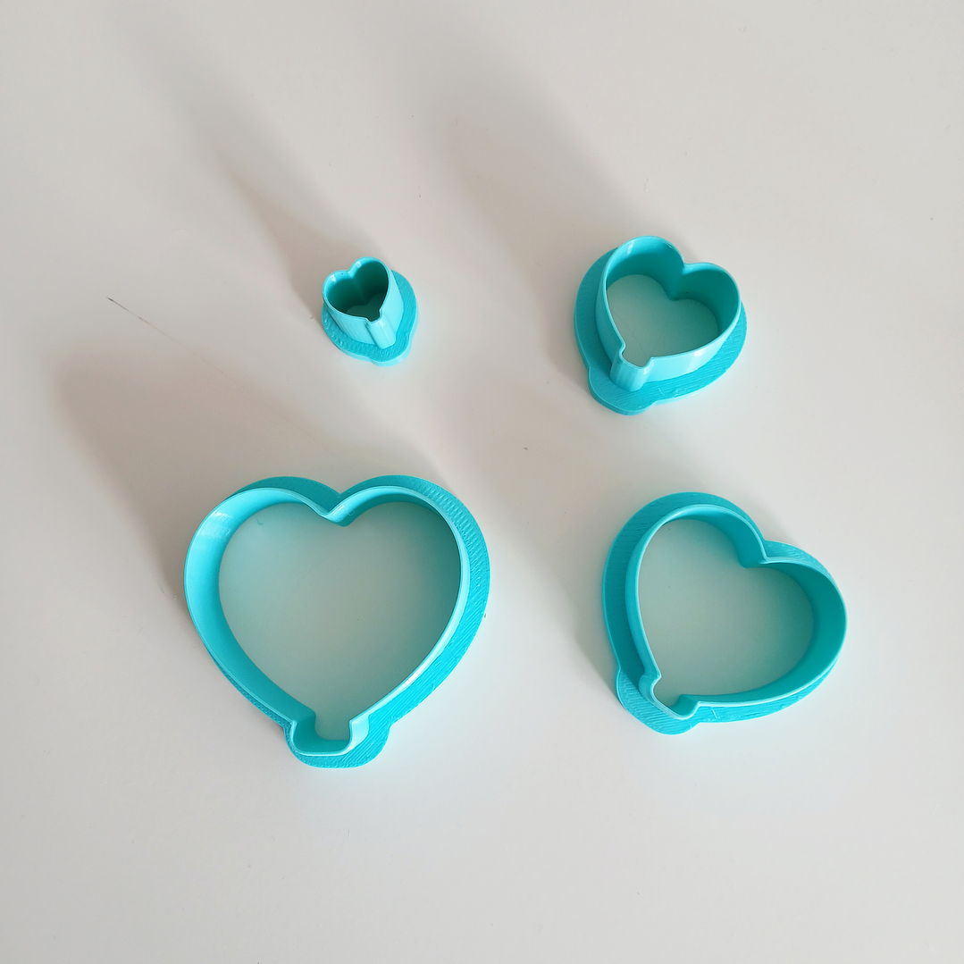 Cortador Balão Coração - vários tamanhos 2