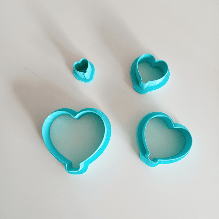 Cortador Balão Coração - vários tamanhos 2