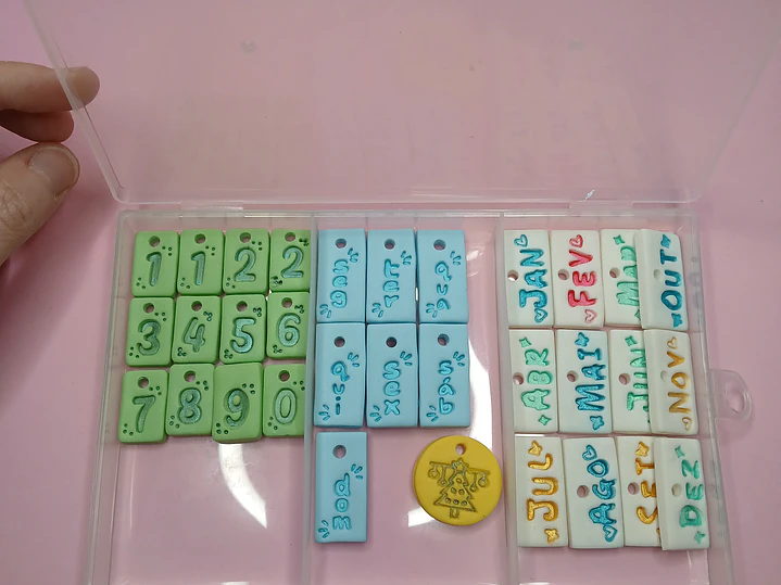 Kit Mini Calendário Interativo 3