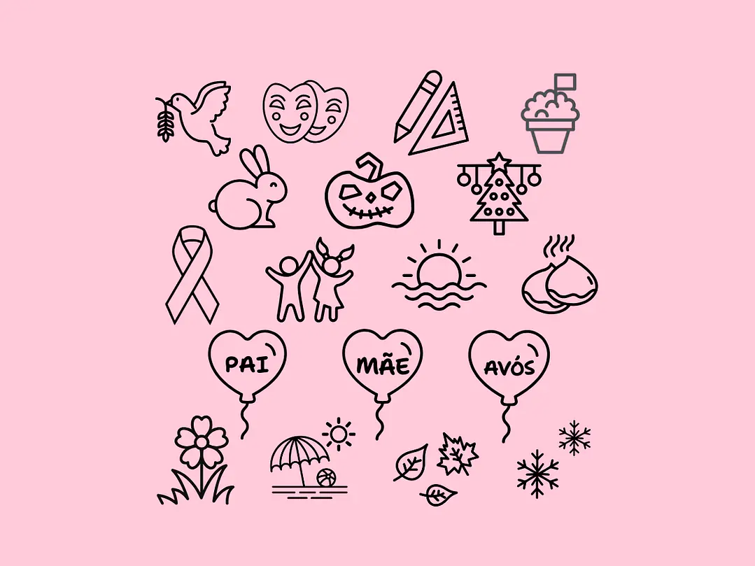 Conjunto de Símbolos Comemorativos 2