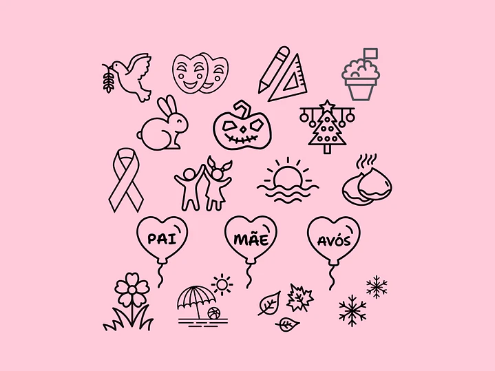 Conjunto de Símbolos Comemorativos 2