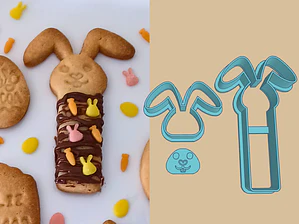 Cortador Stick cabeça coelho