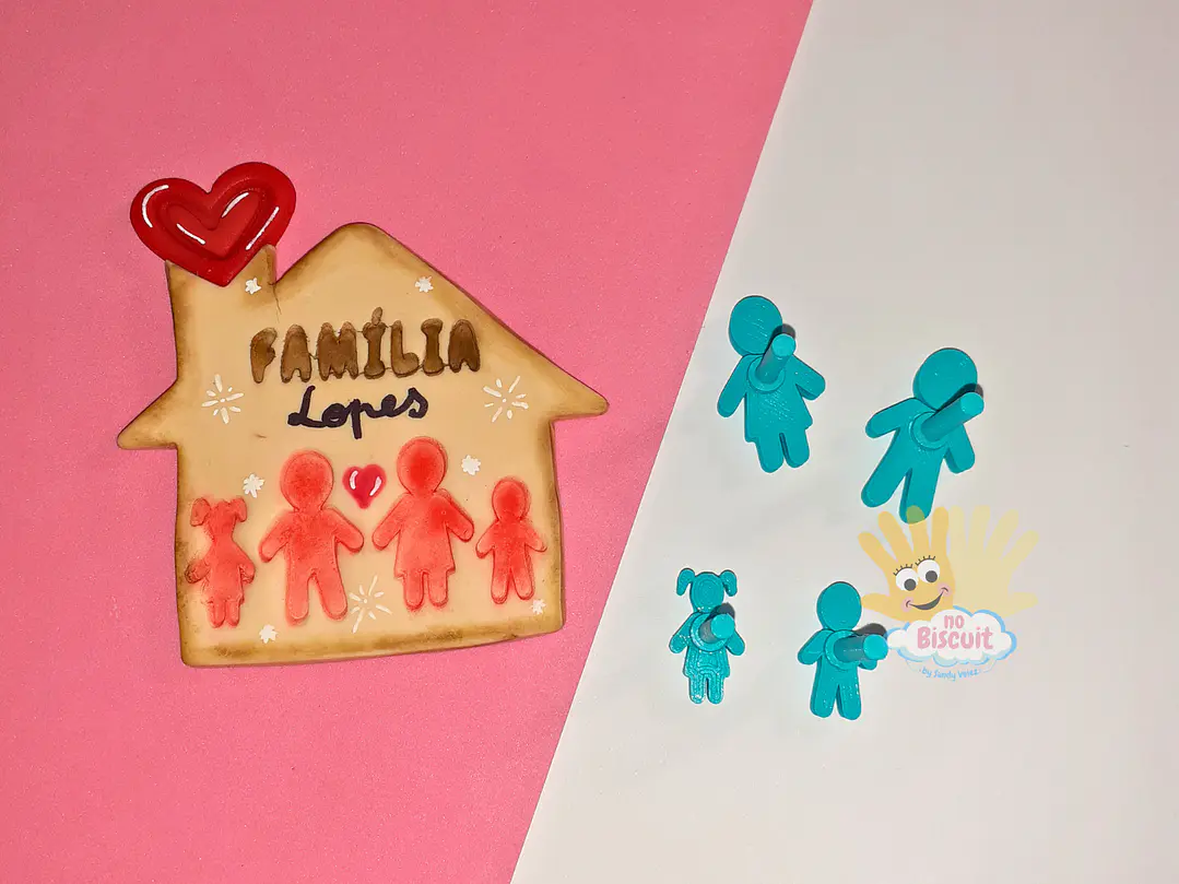 Marcadores Figuras Família 4