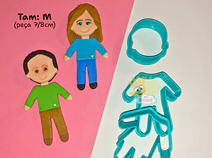 Cortadores: Cabeça + Corpos Homem e Mulher