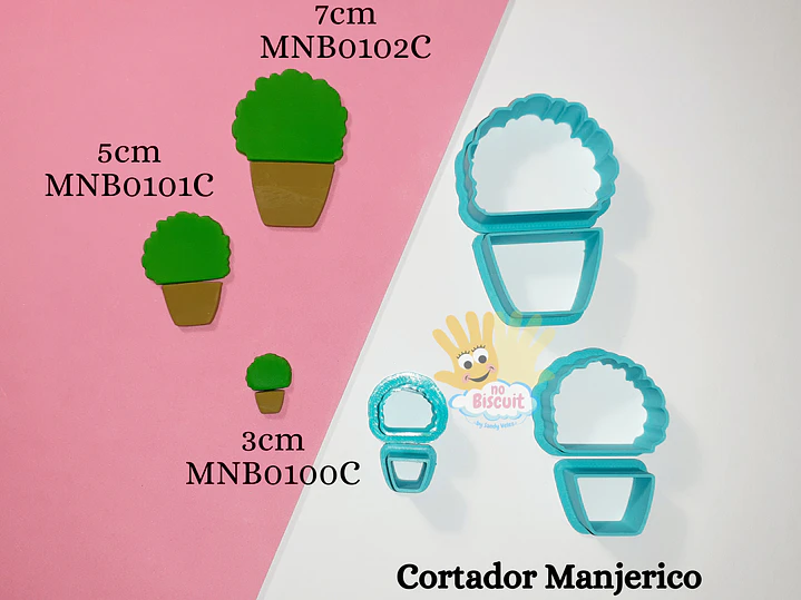 Cortador Manjerico - 3 tamanhos 1