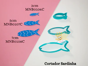 Cortador Sardinha / Peixe - 3 tamanhos