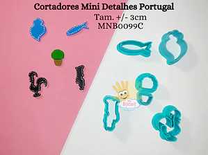 Cortadores Mini Detalhes Portugal