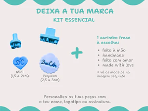Kit Essencial Deixa a tua Marca
