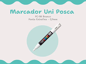 Marcador Branco Posca PC-1M