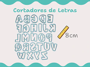 Cortadores Letras - 8cm
