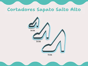 Cortador Sapato Salto Alto - vários tamanhos