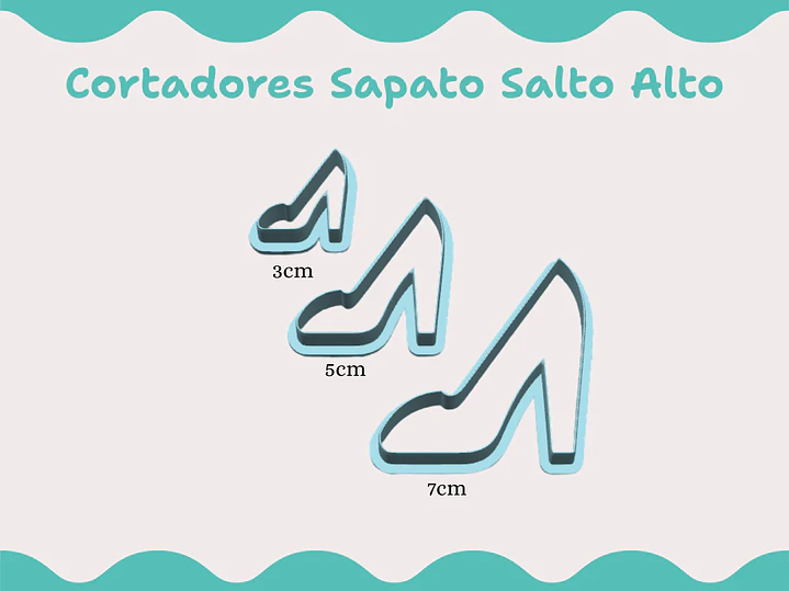 Cortador Sapato Salto Alto - vários tamanhos 1