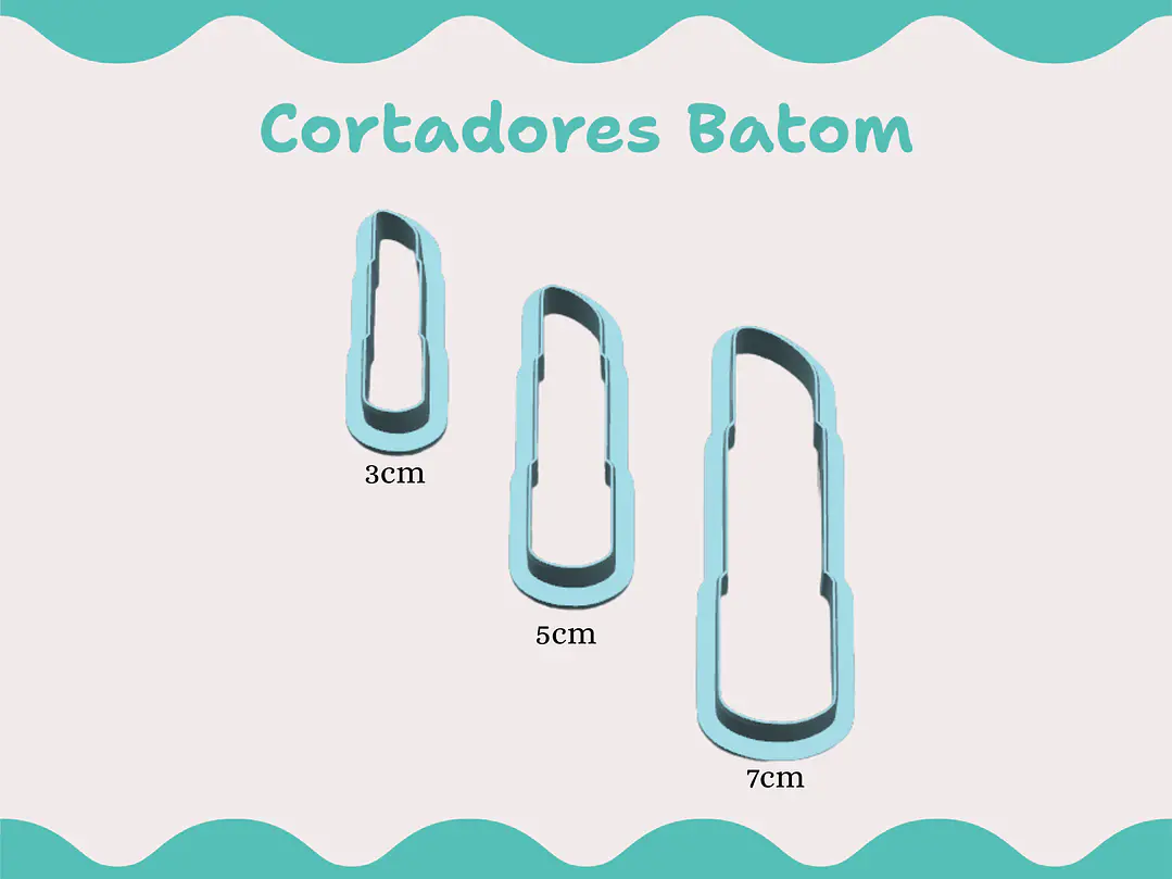 Cortador Batom - vários tamanhos 1