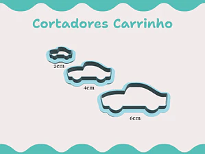 Cortador Carrinho - vários tamanhos
