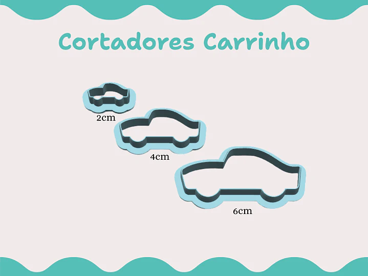Cortador Carrinho - vários tamanhos 1