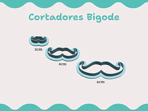 Cortador Bigode - vários tamanhos
