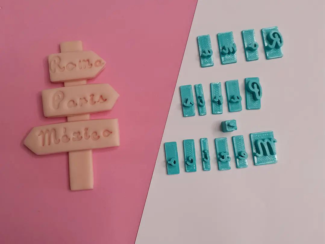 Carimbos de Letras, Números e Sinais – Estilo Manuscrito 4