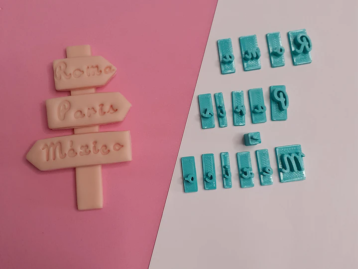 Carimbos de Letras, Números e Sinais – Estilo Manuscrito 4