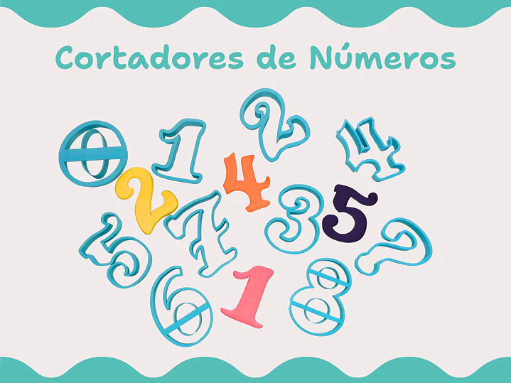 Cortador Números (2 tamanhos) 1