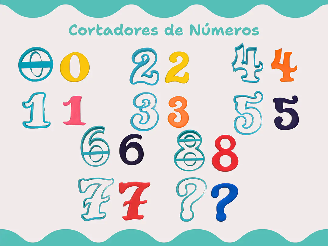 Cortador Números (2 tamanhos) 2