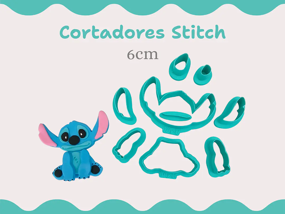 Cortadores Stitch - 6cm 1