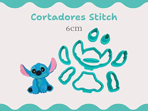 Cortadores Stitch - 6cm